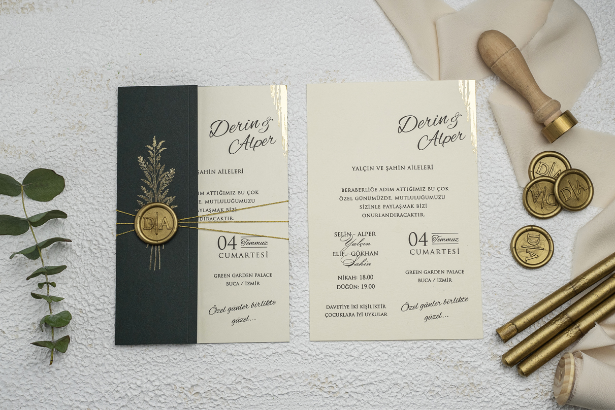 Erdem Davetiye Ümraniye Düğün Davetiyesi – Model 9279