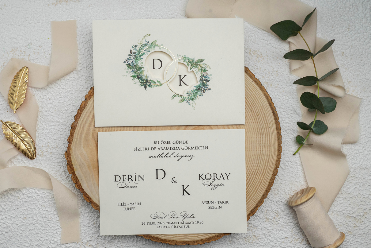 Erdem Davetiye Ümraniye Düğün Davetiyesi – Model 9293