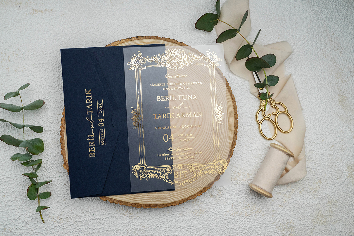 Erdem Davetiye Ümraniye Düğün Davetiyesi – Model 9367