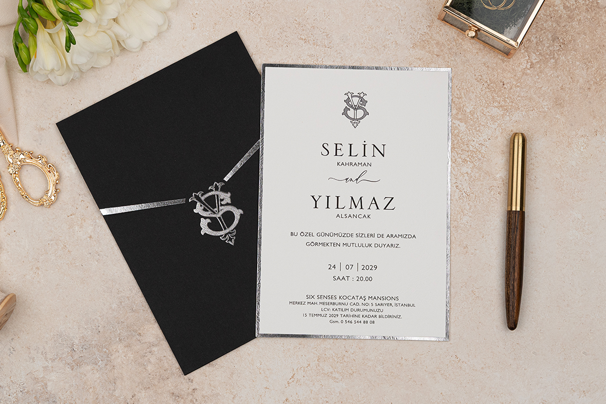 Erdem Davetiye Ümraniye Düğün Davetiyesi – Model 5121