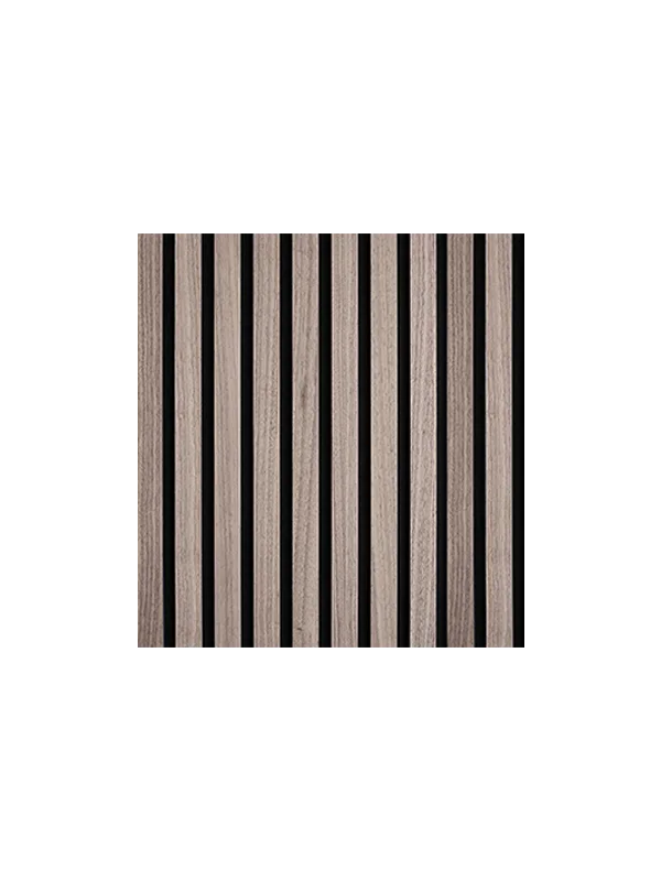 Paneles 3D acústicos HDF de madera roble marrón 60x60x2,2cm