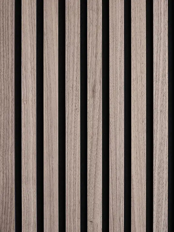 Paneles 3D acústicos MDF de madera roble miel 270x60x1,8cm