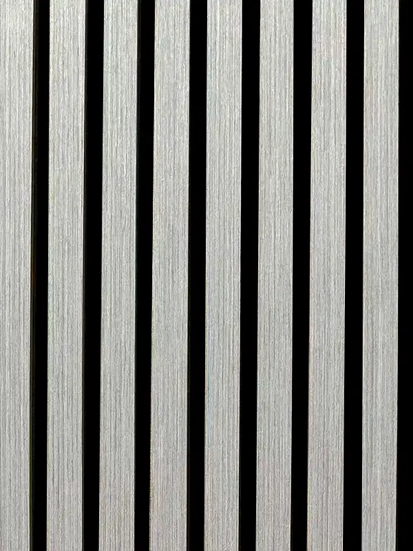 Paneles 3D acústicos MDF de madera roble claro 270x60x1,8cm
