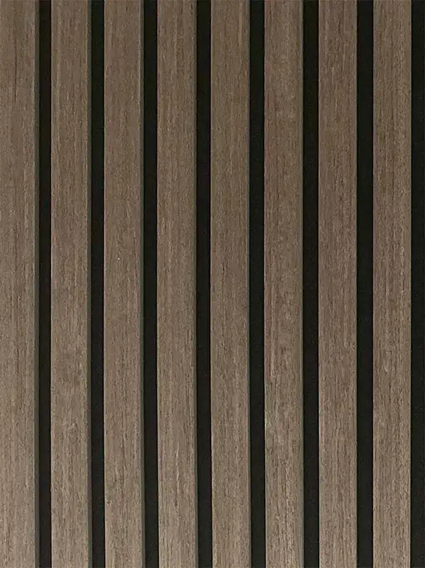 Paneles 3D acústicos MDF de madera roble nogal 270x60x1,8cm