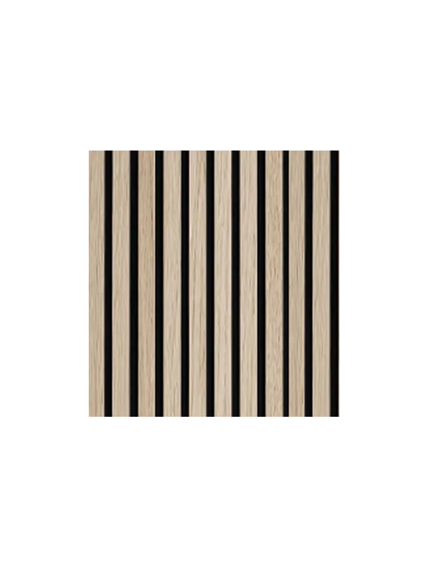 Paneles 3D acústicos HDF de madera de roble natural 60x60x2,2cm