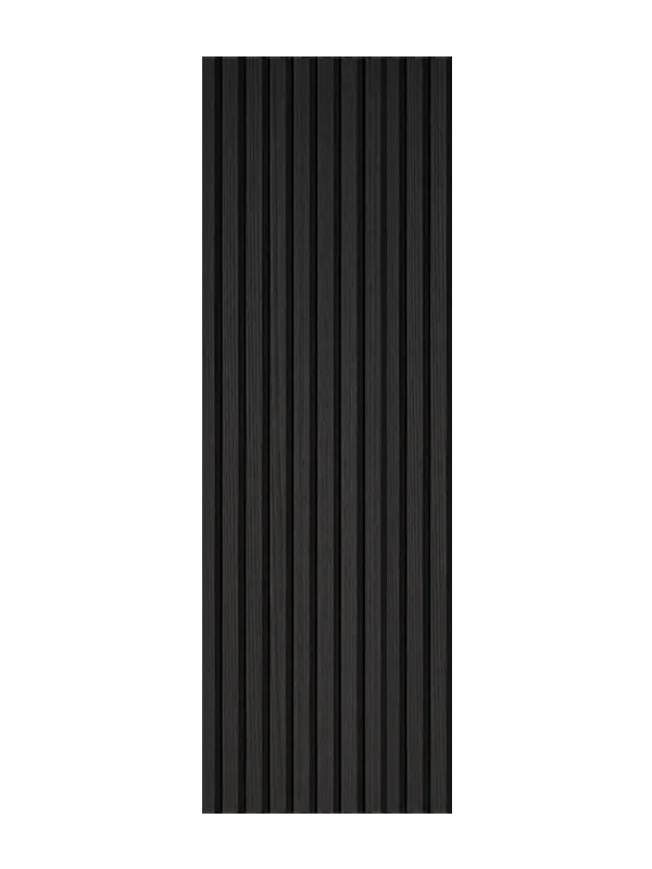 Paneles 3D acústicos MDF de madera roble gris oscuro 270x60x1,8cm