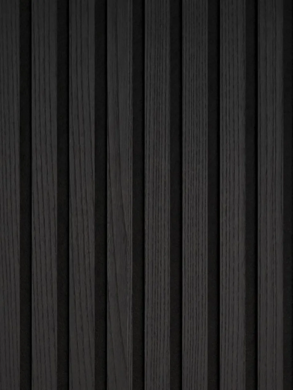 Paneles 3D acústicos MDF de madera roble gris oscuro 270x60x1,8cm