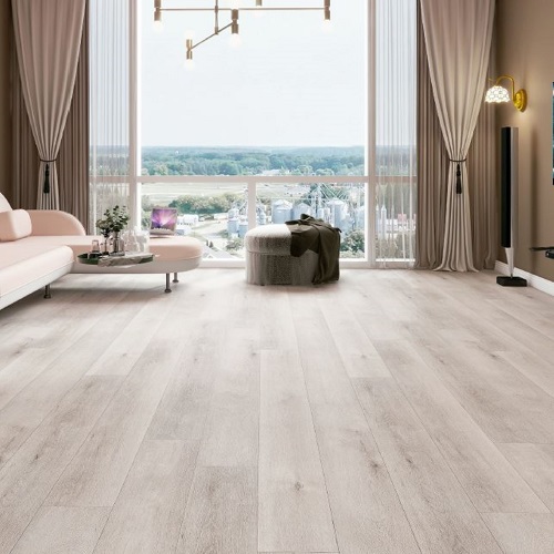 Piso laminado de SPC Aquaflooring castaño 2,07m²