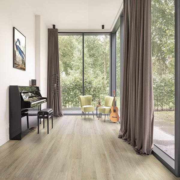 Piso laminado de SPC Aquaflooring roble británico 1,95m²