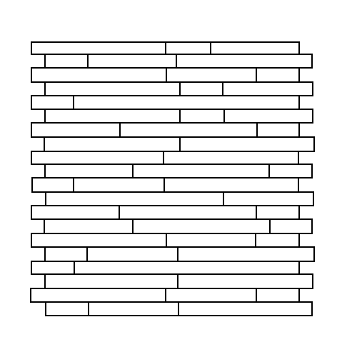 Tiras De Piedra De Mosaico