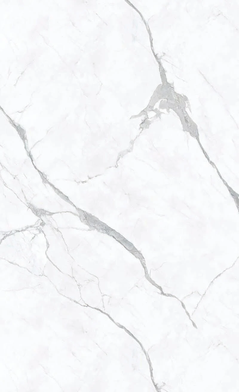 Panel SPC de pared de losa de mármol Carrara Apolo Matt White 260x120x0,35cm