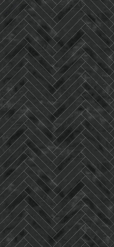 Panel SPC de pared de losa de mármol espiga antracita 260x120x0,35cm