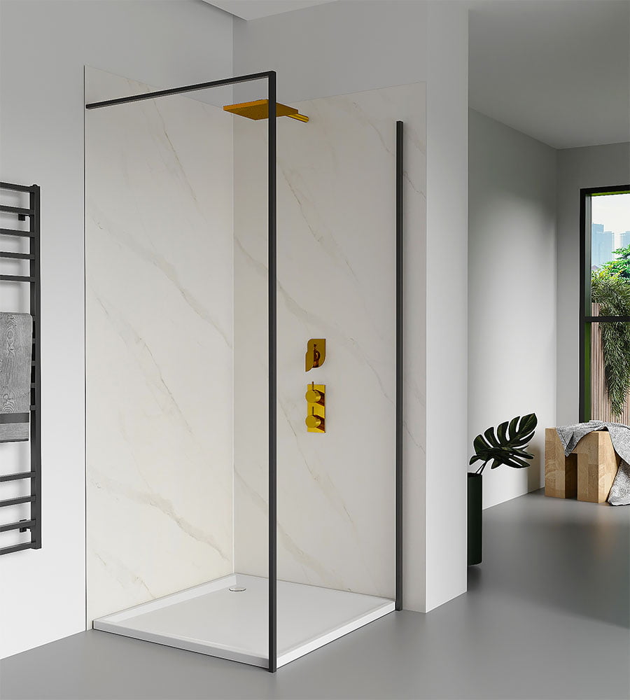 Panel PVC de pared de losa de mármol Calacatta Statuario 260x120x0,30cm
