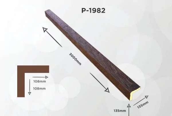 13,5luk Poliüretan Ahşap Kütük
