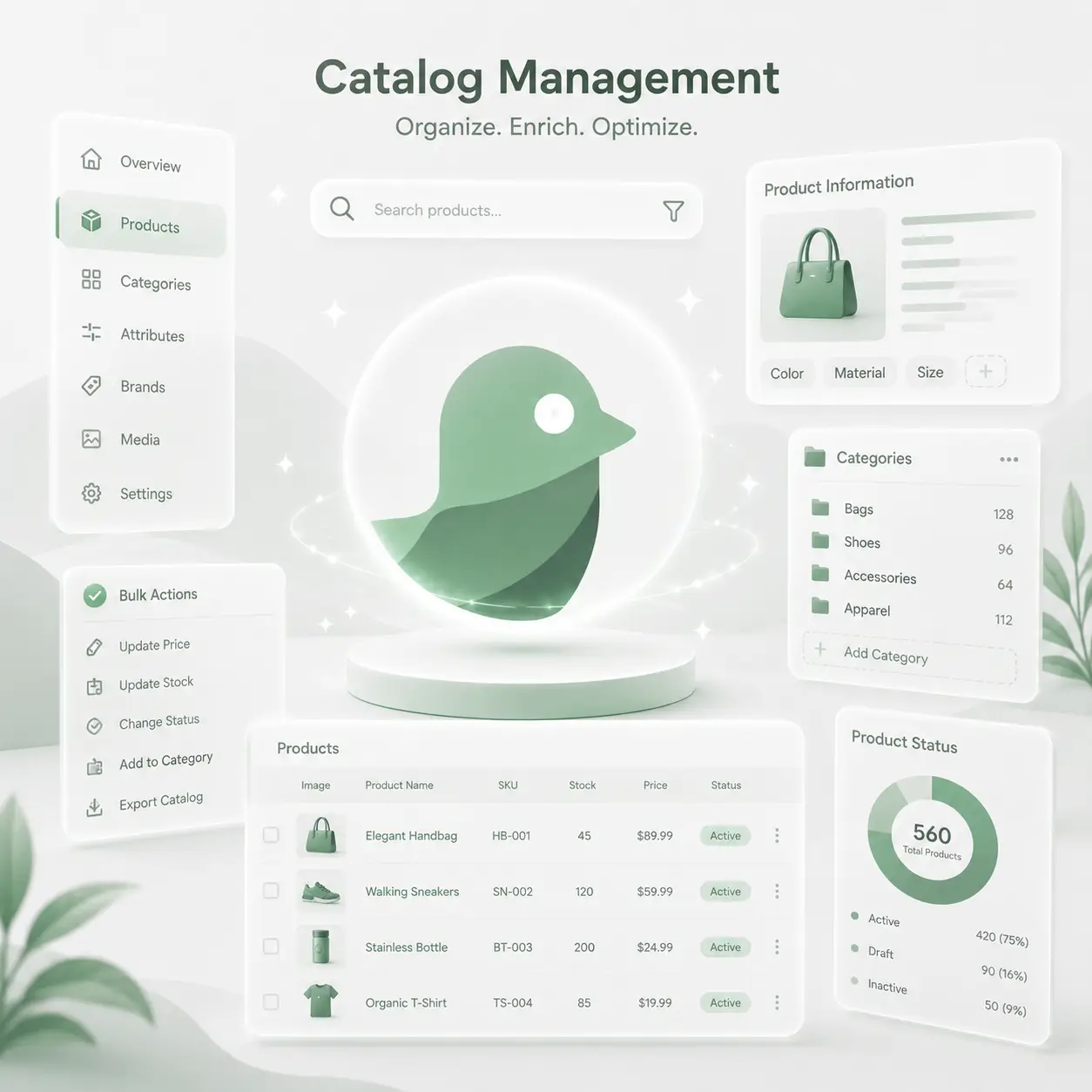 Catalog management placeholder